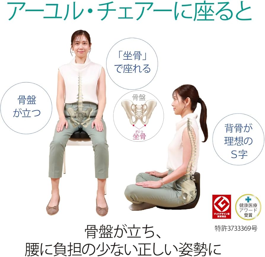 Amazon.co.jp: アーユルチェアー メディカルシート ベージュ(30129