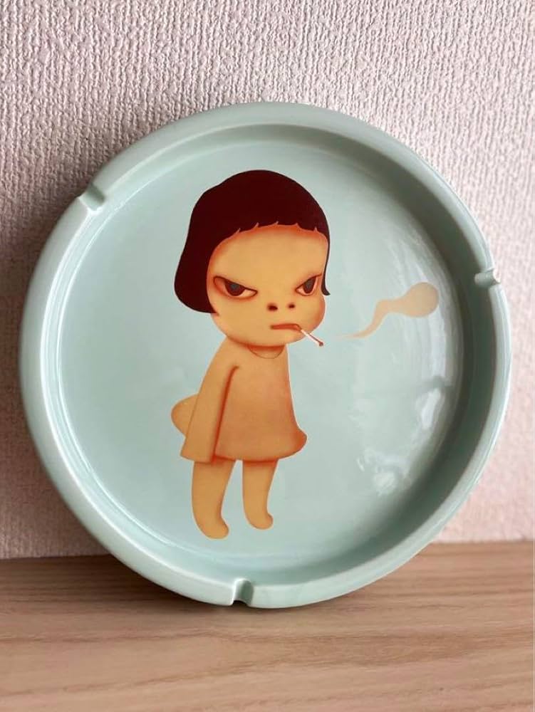 Amazon.co.jp: 奈良美智 灰皿 DISH (Too Young To Die) Ashtray : ホビー