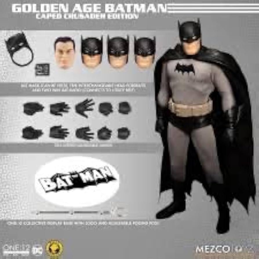 Amazon.com: Mezco One:12 Collective Presents Batman Golden Age