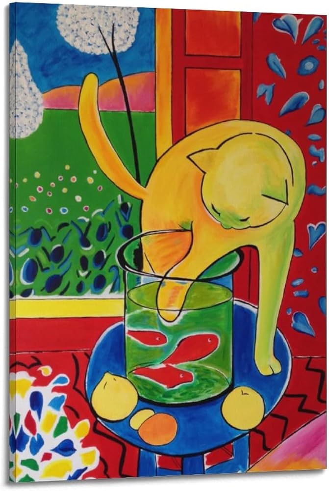 Amazon.co.jp: Henri Matisseアンリ・マティス画家が作るアート（金魚
