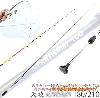 Amazon | ジギンガーZ 天攻KIWAMI210 便利な穂先収納タイプ 0.75mm