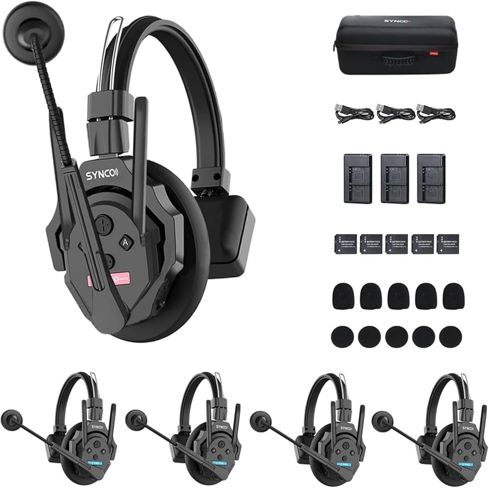 Amazon.com: SYNCO XTalk XPro5 Wireless Intercom Headset System