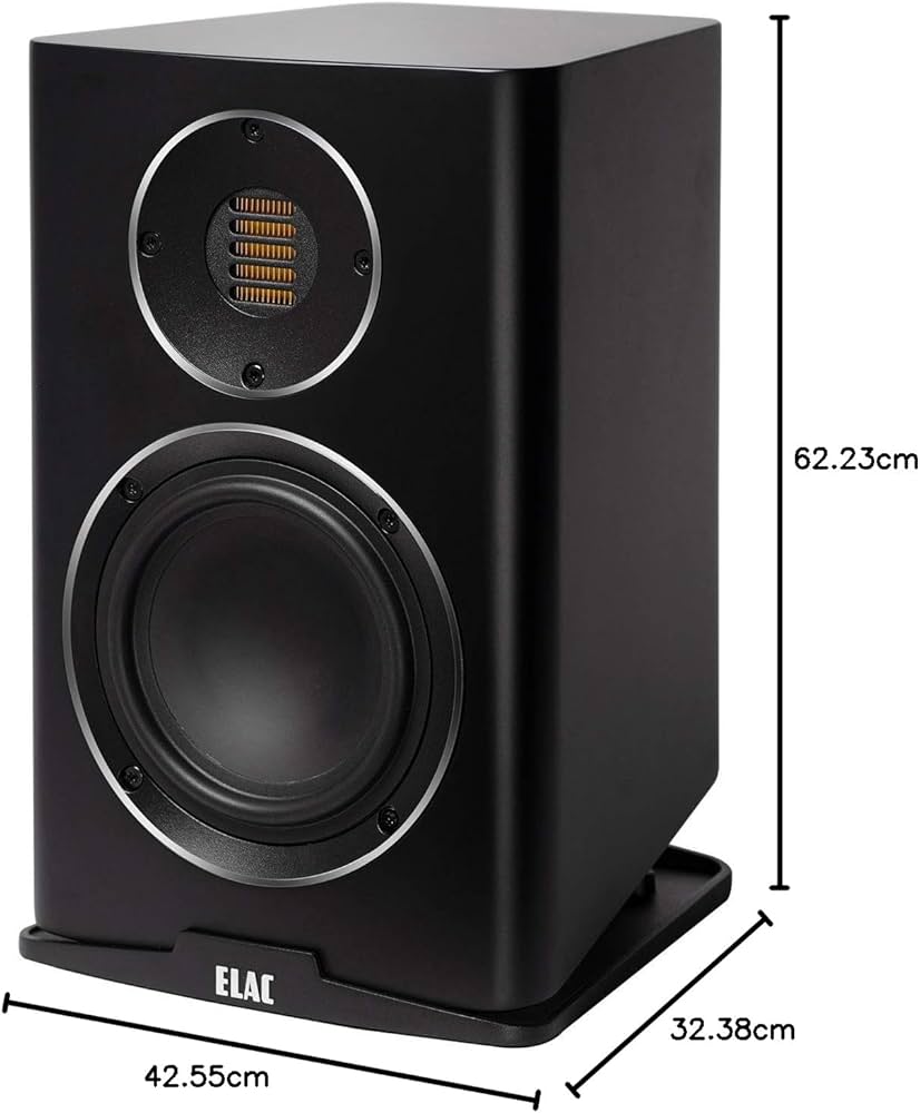 Amazon | Elac Carina BS243.4 シェルフスピーカーペアサテンブラック