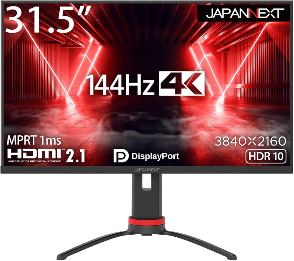 Amazon.co.jp: JAPANNEXT HDMI 2.1対応 31.5型 144Hz対応4Kゲーミング