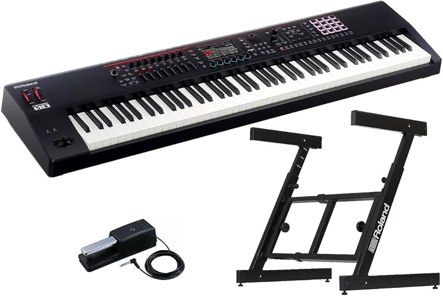 Amazon | Roland ローランド/FANTOM-08 [純正スタンド KS-11Z セット