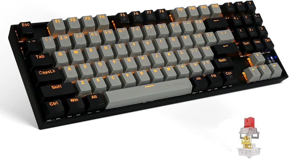 MANIC EX89 テンキーレスPRO ゲーミング機械式 RGB (茶軸) iClever