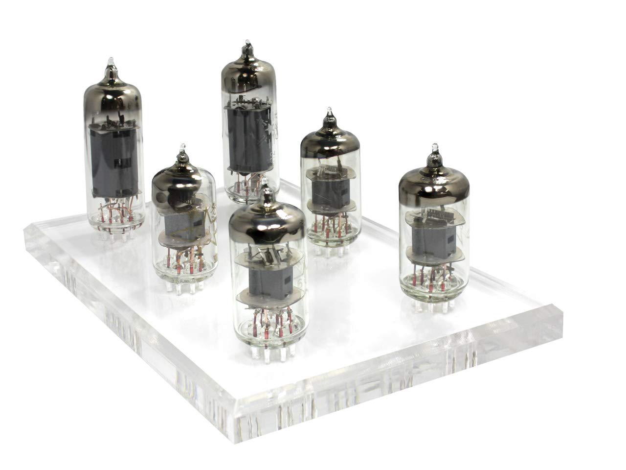 Amazon | アクリル製 6J1/6K4 真空管ディスプレイ スタンド 6本対応[W