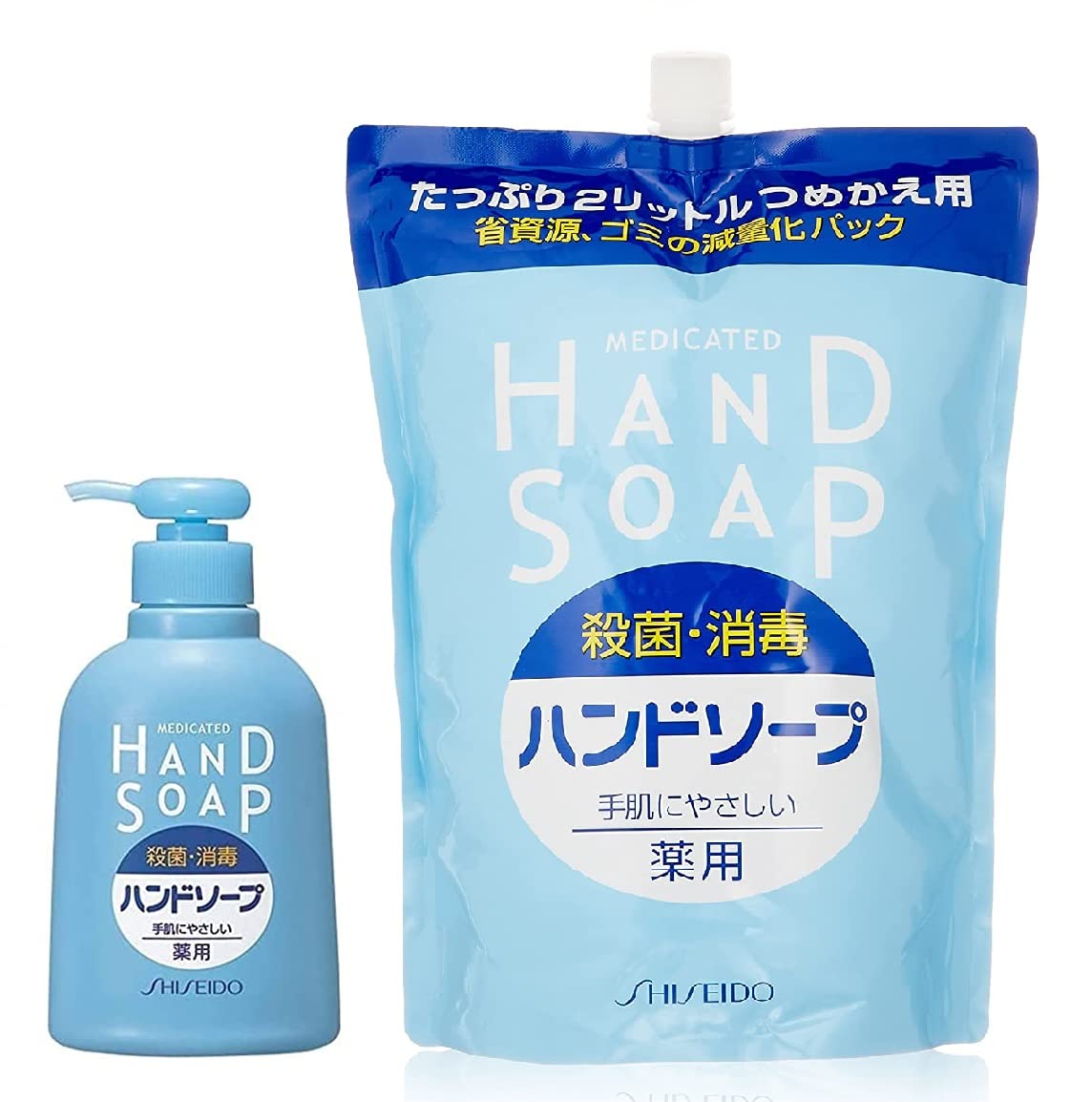 Amazon.co.jp: 資生堂 薬用ハンドソープ 本体 250mL + つめかえ用 大