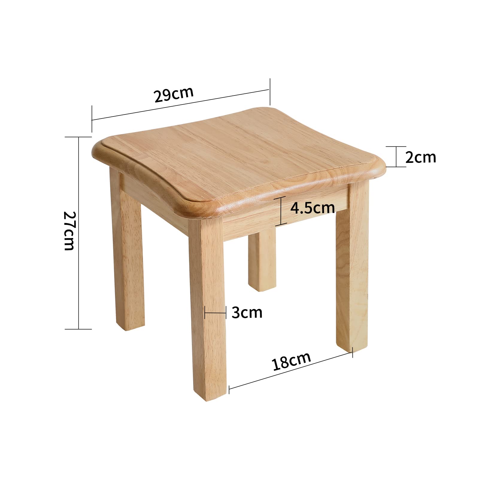 Amazon.co.jp: Aibiju 木製 スツール 踏み台 ミニテーブル 小さい 万能