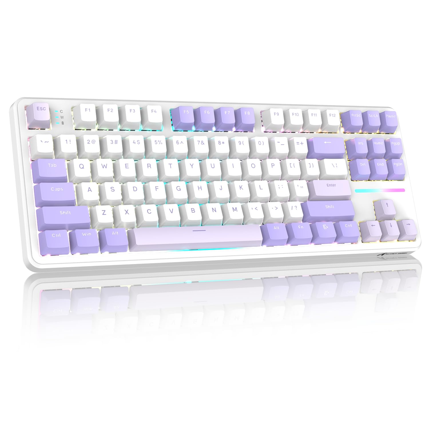 Amazon | ATTACK SHARK X87 ゲーミングキーボード ワイヤレス