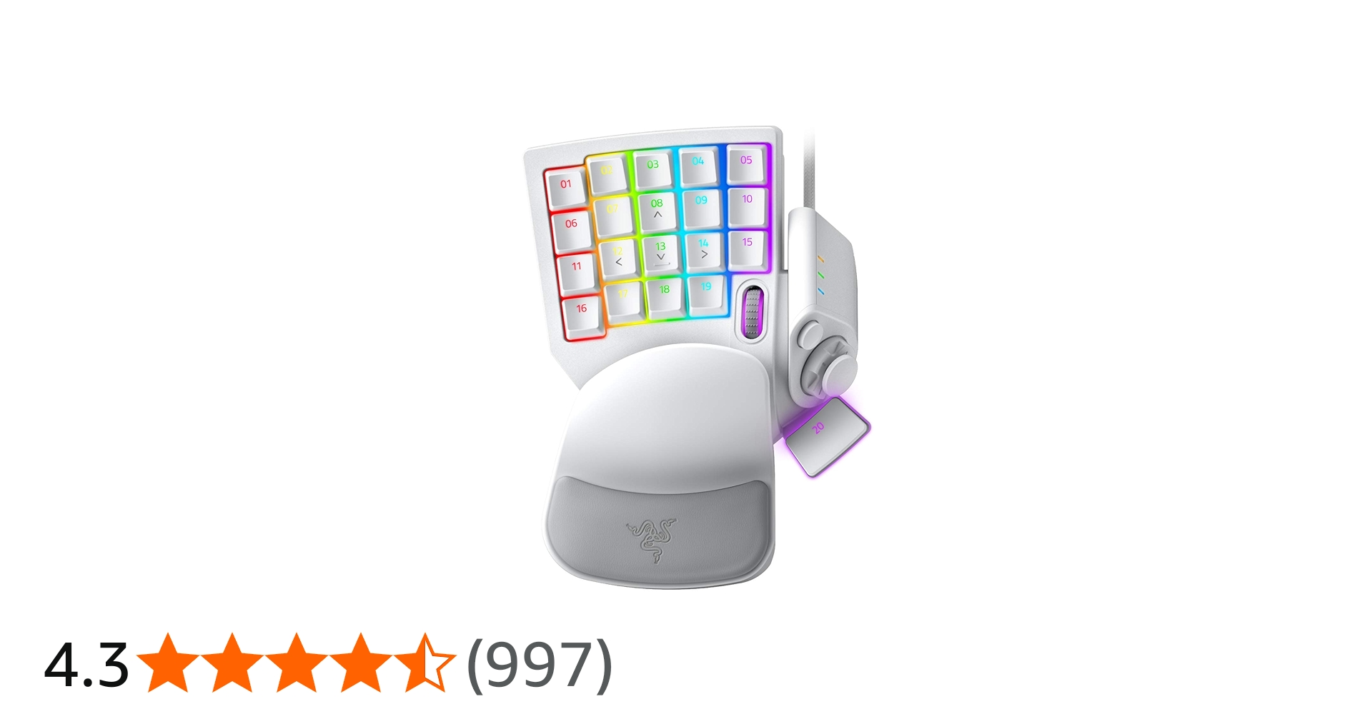 Amazon | Razer Tartarus Pro ゲーミングキーパッド:アナログ光学キー