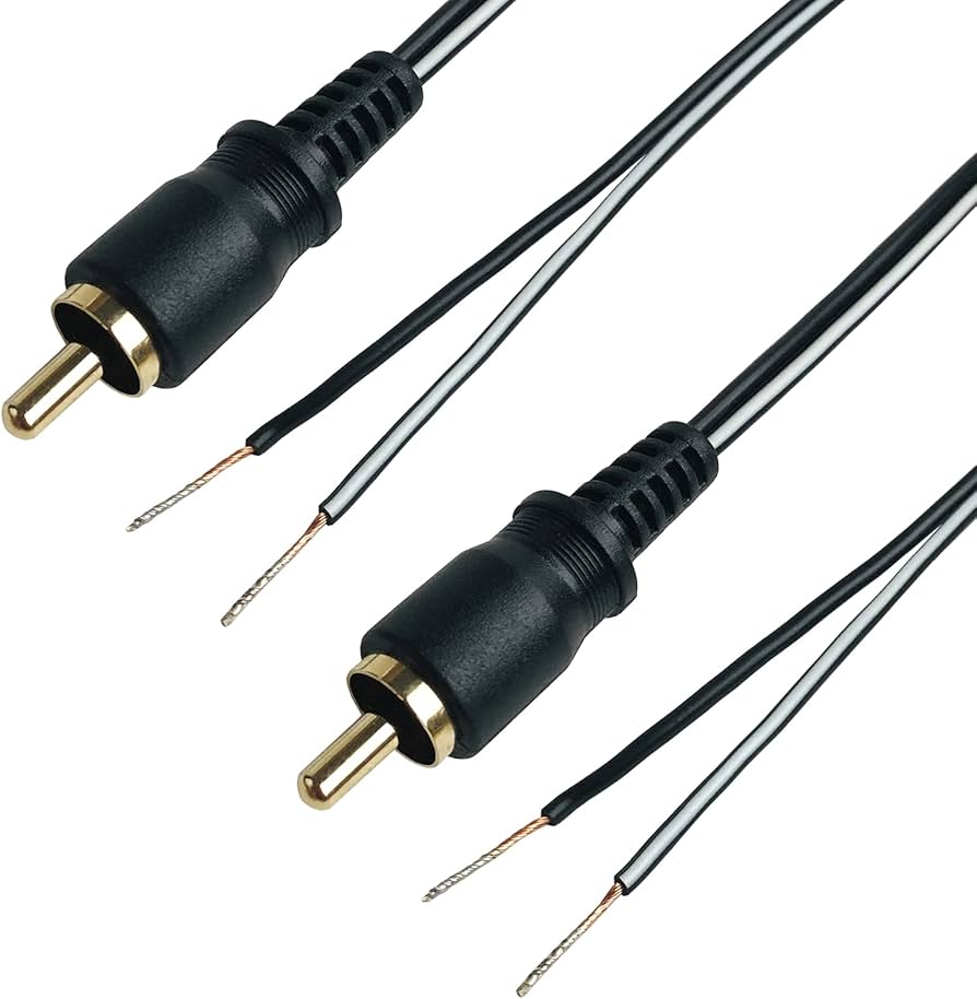 Amazon | F-Factory スピーカーケーブル ピンプラグ－先バラ 5m×2本/C