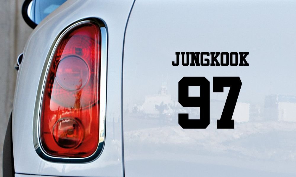 Amazon.co.jp: BTS Jungkook 97 ジャージ カービニールステッカー
