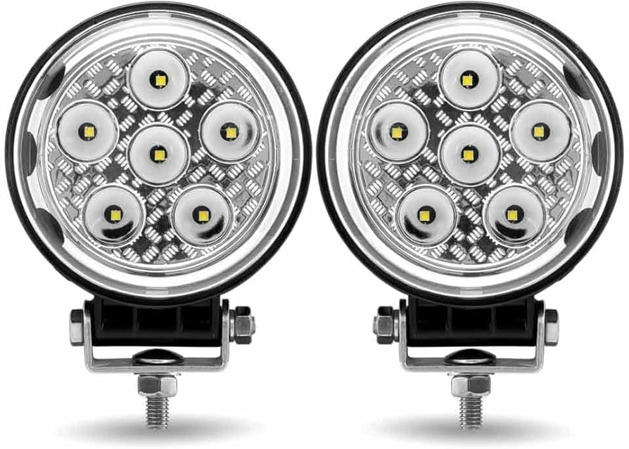 Trux Accessories TLED-U102 Next Generation Universal White Round