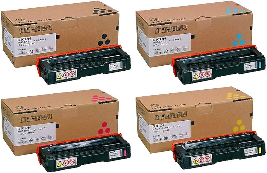 Amazon.co.jp: リコー IPSiO_SPトナーC310H 4色セット 純正品