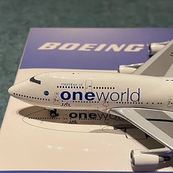 Amazon.co.jp: JAL 747-400 日本航空 one world 旧塗装 1:400 Ph