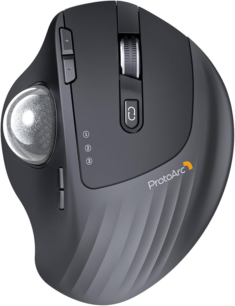 Amazon.co.jp: ProtoArc トラックボールマウス 2.4GとBluetooth対応 3
