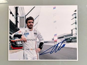 Amazon.co.jp: フェルナンド アロンソ直筆サイン入り超大型写真