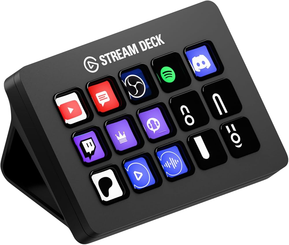 Elgato Stream Deck MK.2 – Stüdyo Denetleyici, 15 Makro Tuşu, OBS