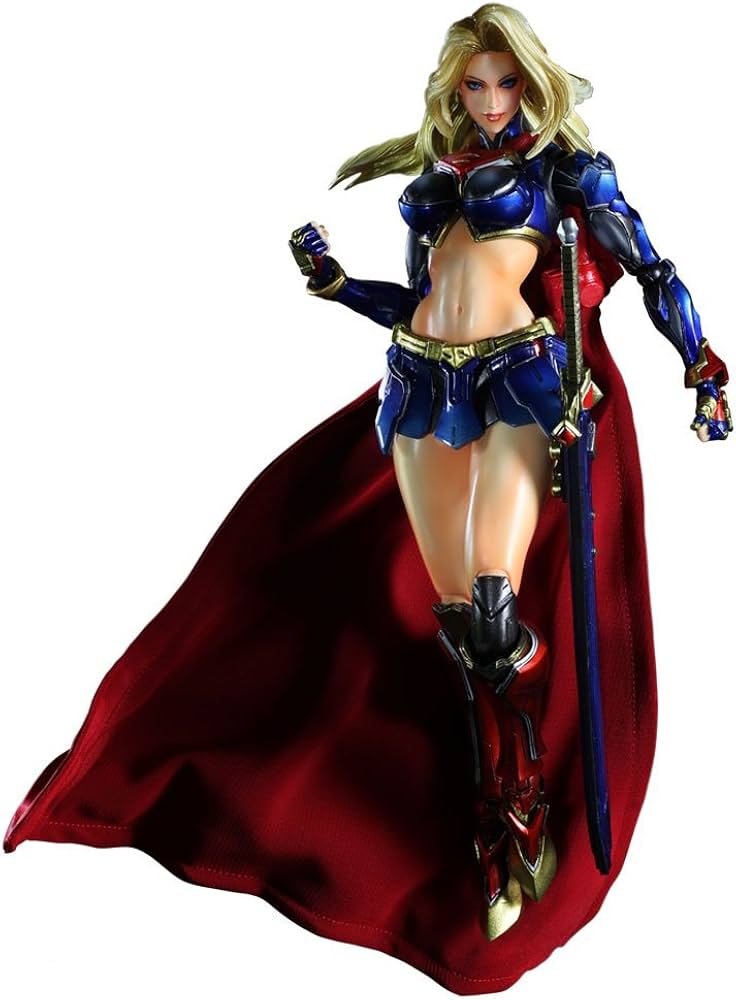 Amazon.co.jp: DC Comics VARIANT PLAY ARTS改 スーパーガール(PVC塗装