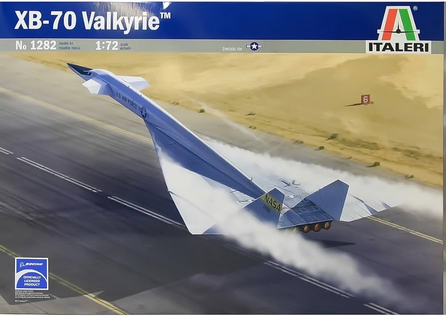 Italeri 1282 XB - 70 Valkyrie, Scale 1:72, Plastic Model Kit
