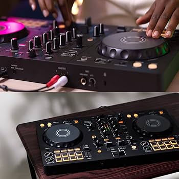 Amazon | DJコントローラー DDJ-FLX4 + PCスタンド + ダストカバー