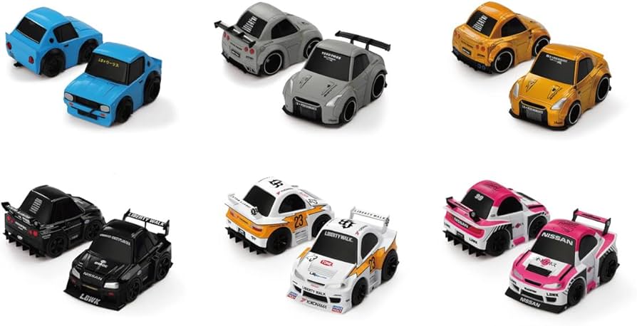 Amazon | MINI GT 1:64 スケール MINI GT 1/64 QUBE CARZ SERIES 1