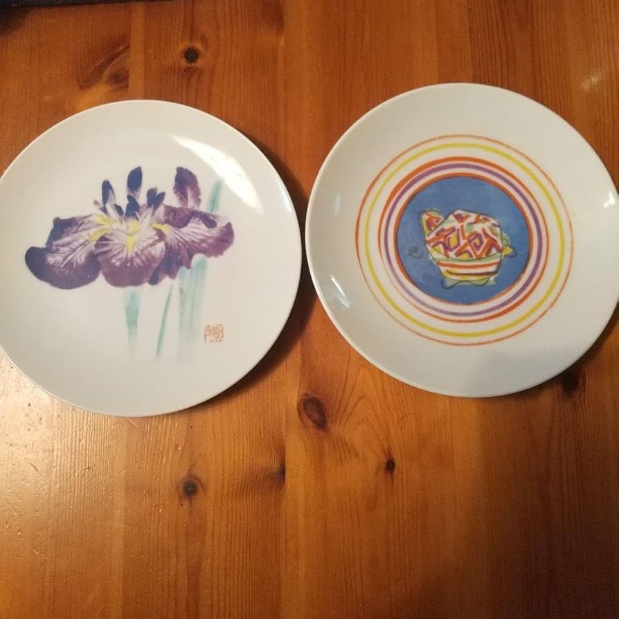 Amazon.co.jp: ノーブランド品人間国宝芹沢銈介堅山南風絵皿飾り皿