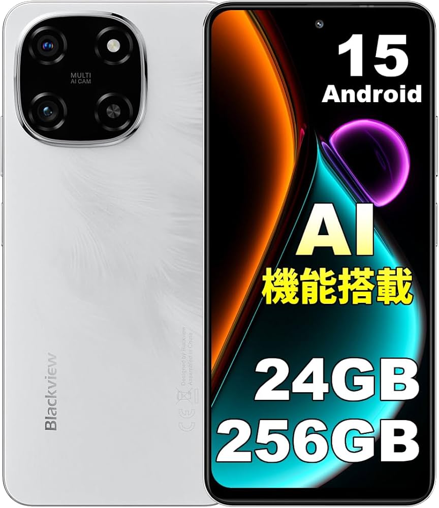Amazon | Blackview COLOR 6 スマートフォン本体 SIMフリー｜AI機能