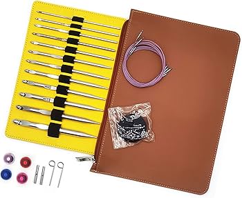 Amazon | 12 個チュニジアかぎ針編みフックセットチュニジアアフガン