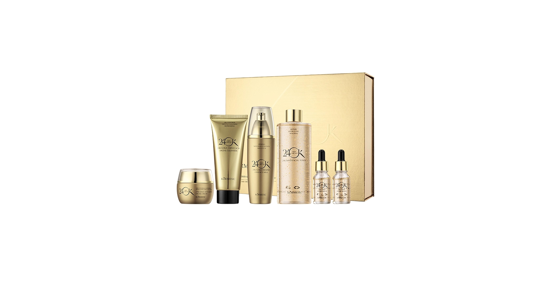 Amazon.com: 24K Gold Skin Care Set 6-Piece Collection 24K Skincare
