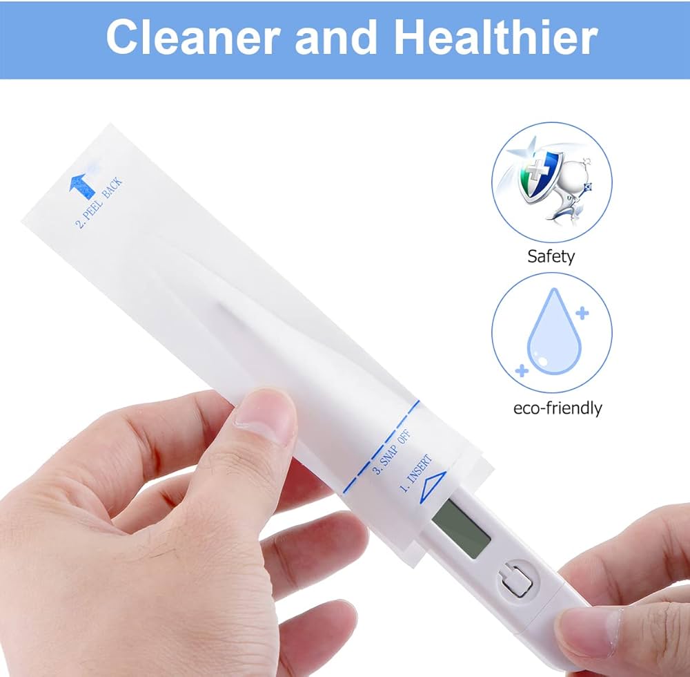 Amazon.co.jp: HEALLILY 使い捨てプローブカバー 200個 デジタル温度計