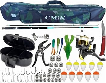 Kit Pesca Completo Profissional Bolsa Vara Molinete Anzol Isca