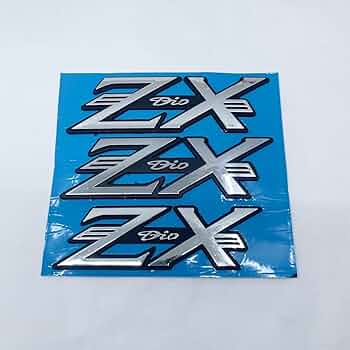 Amazon | ライブDIO AF34 AF35 ZX エンブレム 3枚/1SET (銀) | バイク