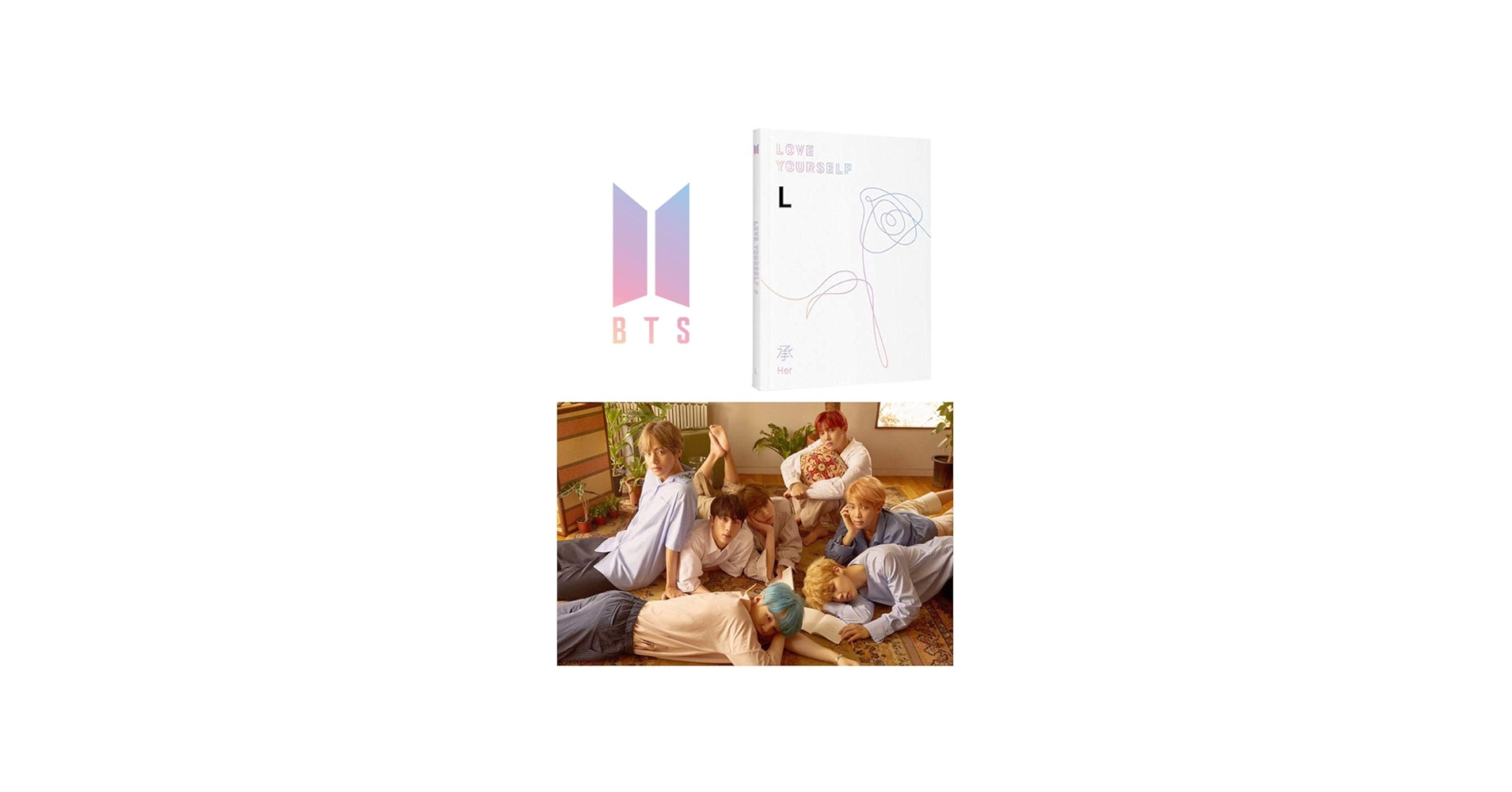 Amazon.com: BTS Love Yourself Her (L Version) Album Bangtan Boys