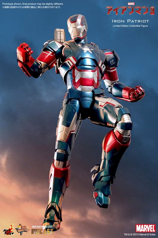Amazon.com: Iron Patriot Iron Man 3 Movie Masterpiece 1/6 Scale