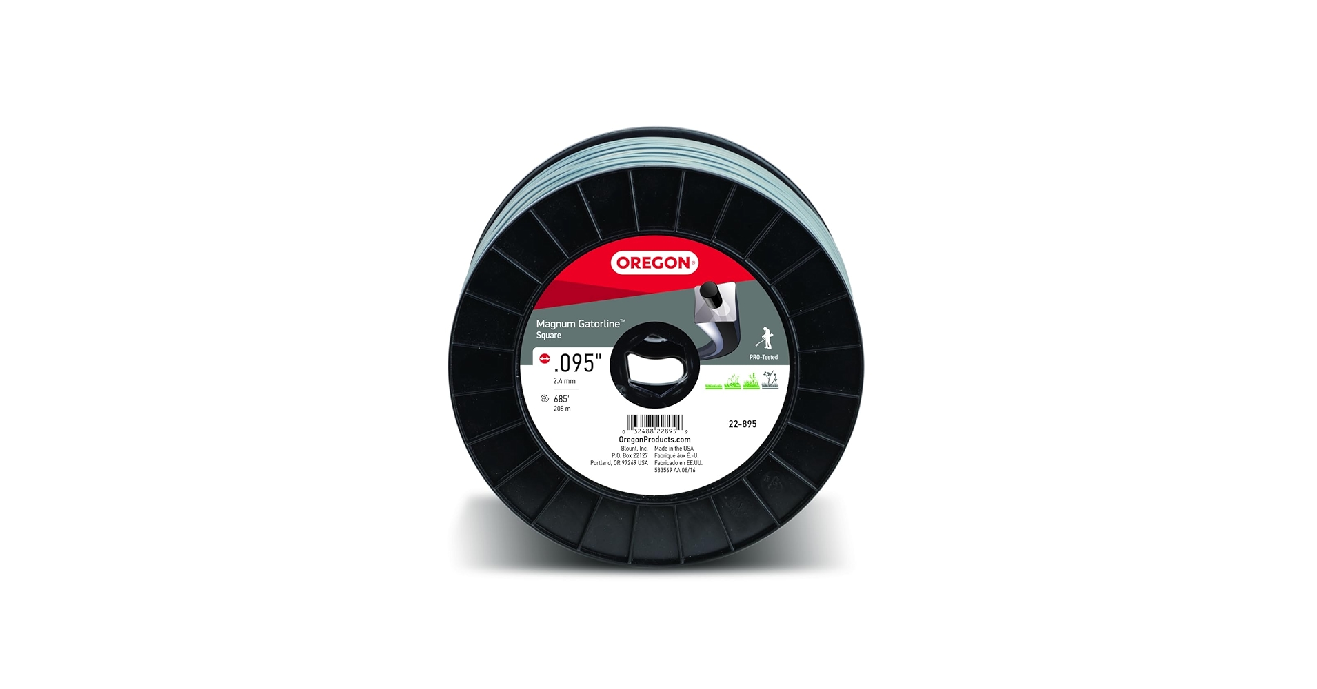 Amazon.com : Oregon Magnum Gatorline 095 Trimmer Line Heavy Duty