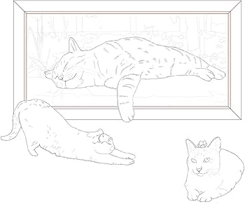 Amazon.co.jp: (ダウンロード特典付)こだわり塗り絵シリーズ そとねこ