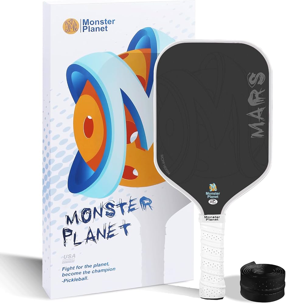 Amazon.co.jp: ピックルボールパドル、16mm T700 熱成形生カーボン