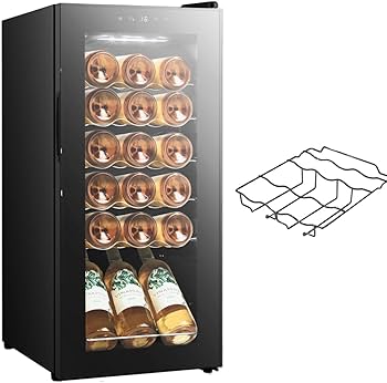 Amazon.co.jp: ベッソン ワインセラー (18本収納 ＋ワイングラスラック