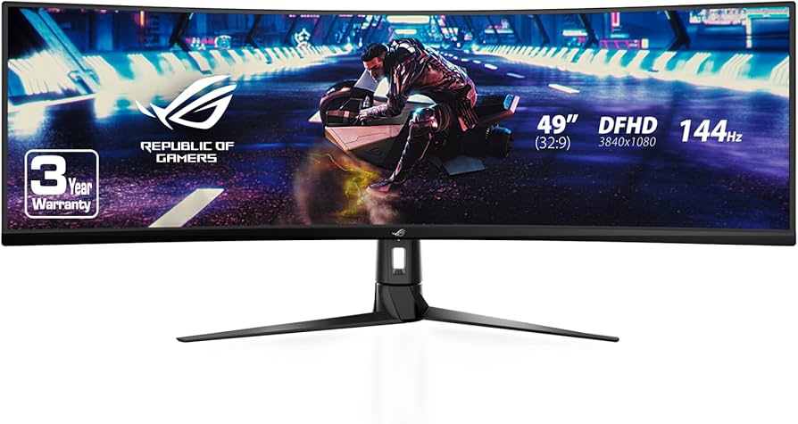 Amazon.com: ASUS ROG Strix XG49VQ 49” Curved Gaming FreeSync