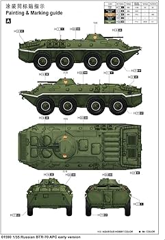 Amazon | トランペッター 1/35 ソビエト軍 BTR-70 初期型 装甲兵員輸送