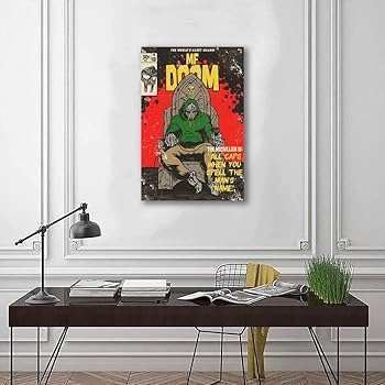 Amazon.co.jp: MF Doom ポスター ホームデコレーション ラッパー
