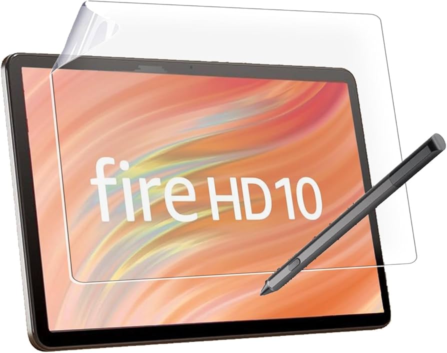 Amazon.co.jp: 【2023年発売】 Fire HD 10 2023 用 フィルム 紙のよう