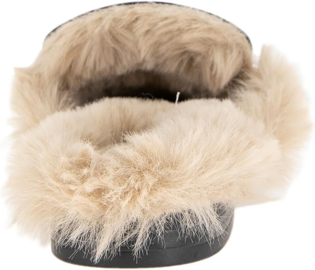 Amazon.com | BCBGeneration ZORIE-2, Flat Fur Lined Mule, Black