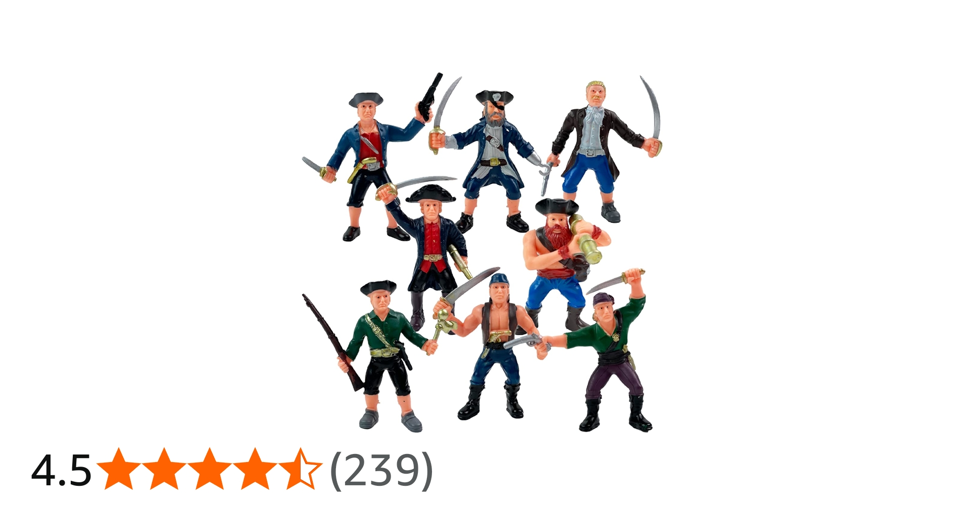 Amazon.co.jp: 8ピース 海賊アクションフィギュア プレイセット ポーズ