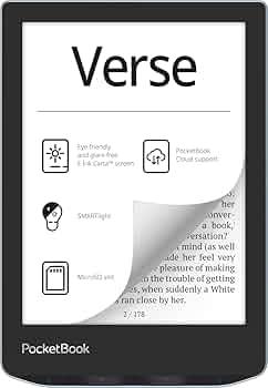 Amazon.co.jp: PocketBook Verse E-Reader | Eye-Friendly 6'' E-Ink