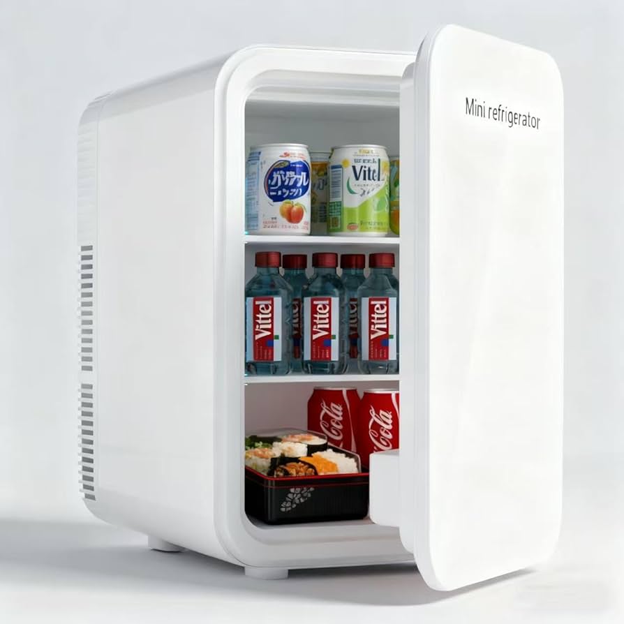 Amazon | HANLANG ミニ冷蔵庫 10L 冷蔵庫小型 -2℃～60℃ 小型冷温庫