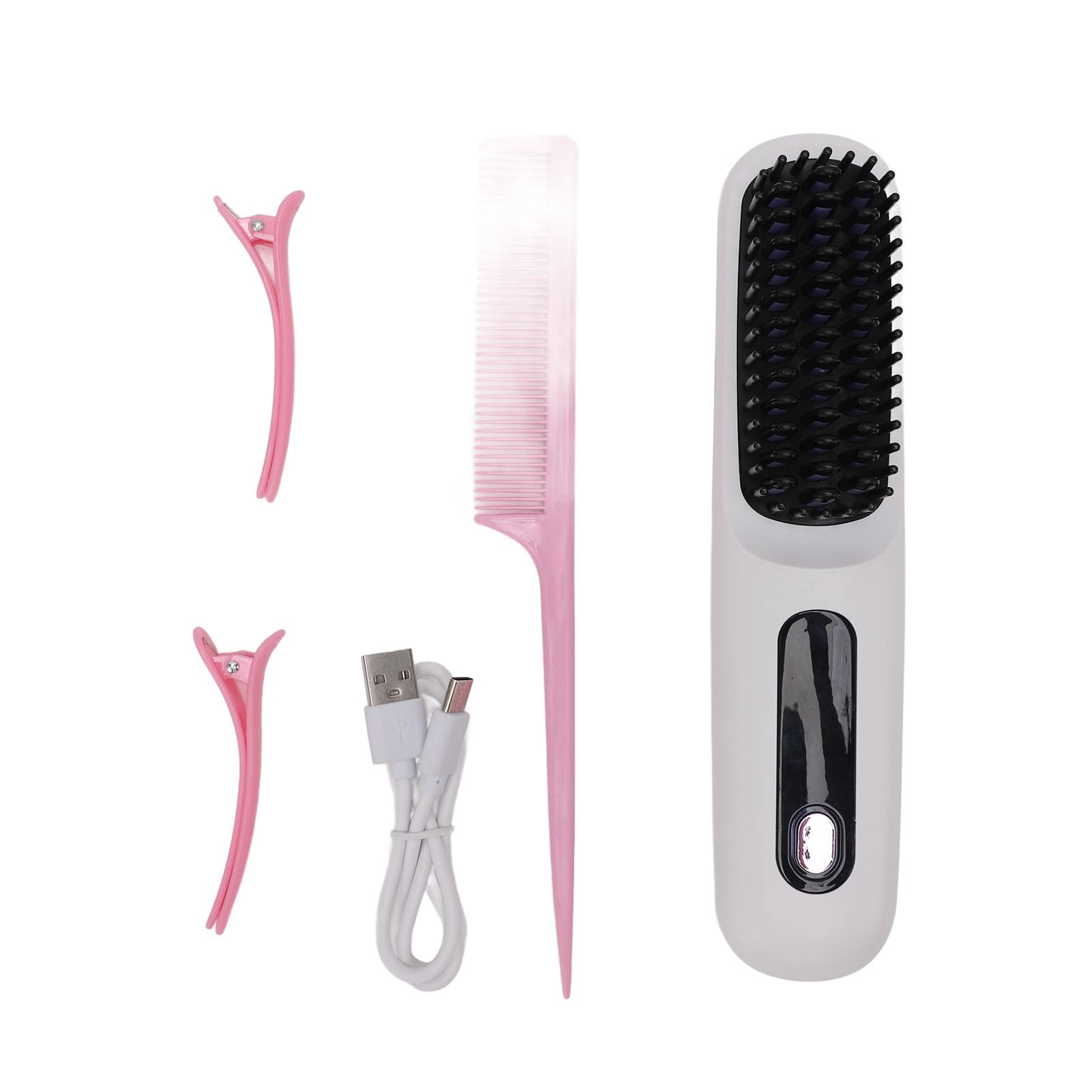 Amazon.com : Hair Straightener Brush Multifunction Negative Ions
