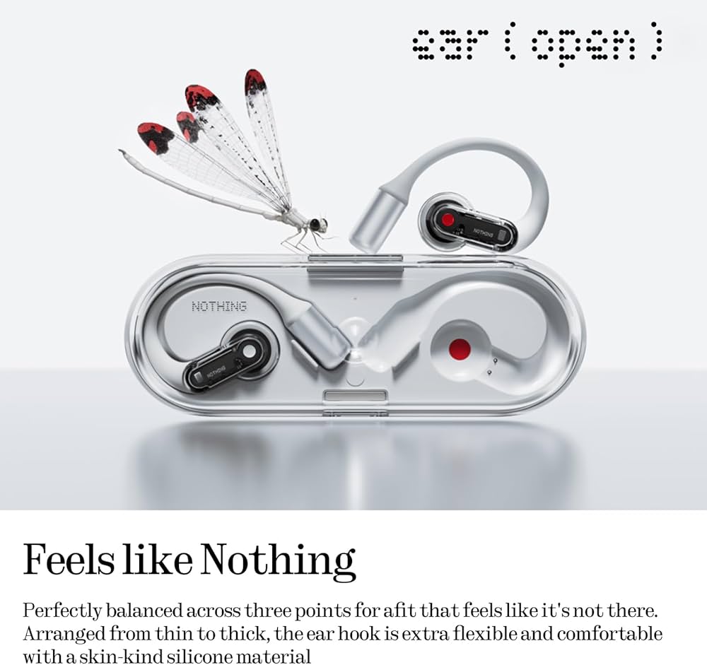 Amazon.com: Nothing Ear(Open) Lightweight Open Ear Headphones with